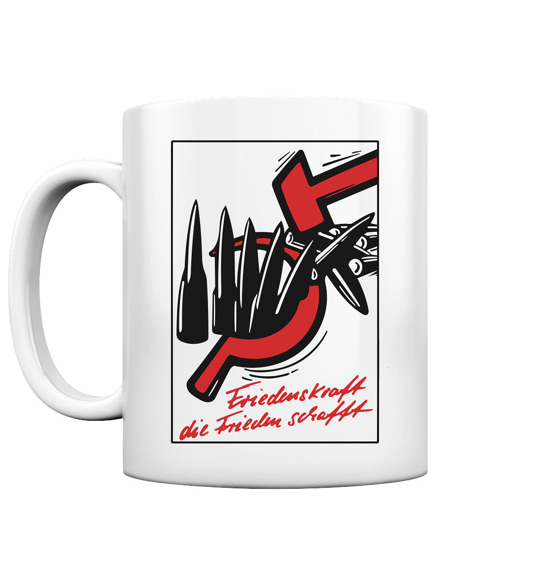 DDR Ostalgie Tasse • FRIEDENSKRAFT DIE FRIEDEN SCHAFFT