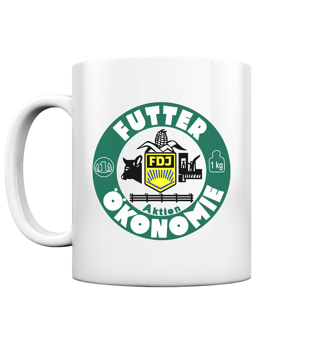 DDR Ostalgie Tasse • LPG AKTION FUTTER-ÖKONOMIE