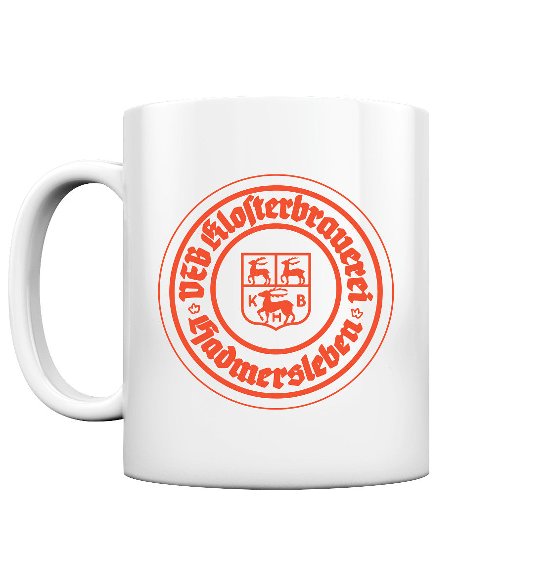 DDR Ostalgie Tasse • VEB KLOSTERBRAUEREI HADMERSLEBEN