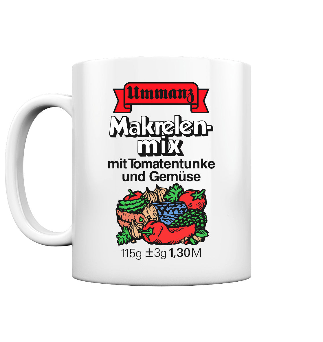 DDR Ostalgie Tasse • UMMANZ - MAKRELENMIX b.