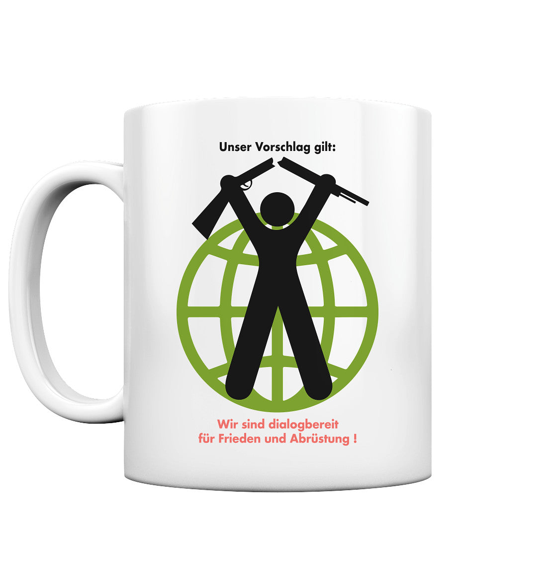 DDR Ostalgie Tasse • FRIEDEN UND ABRÜSTUNG