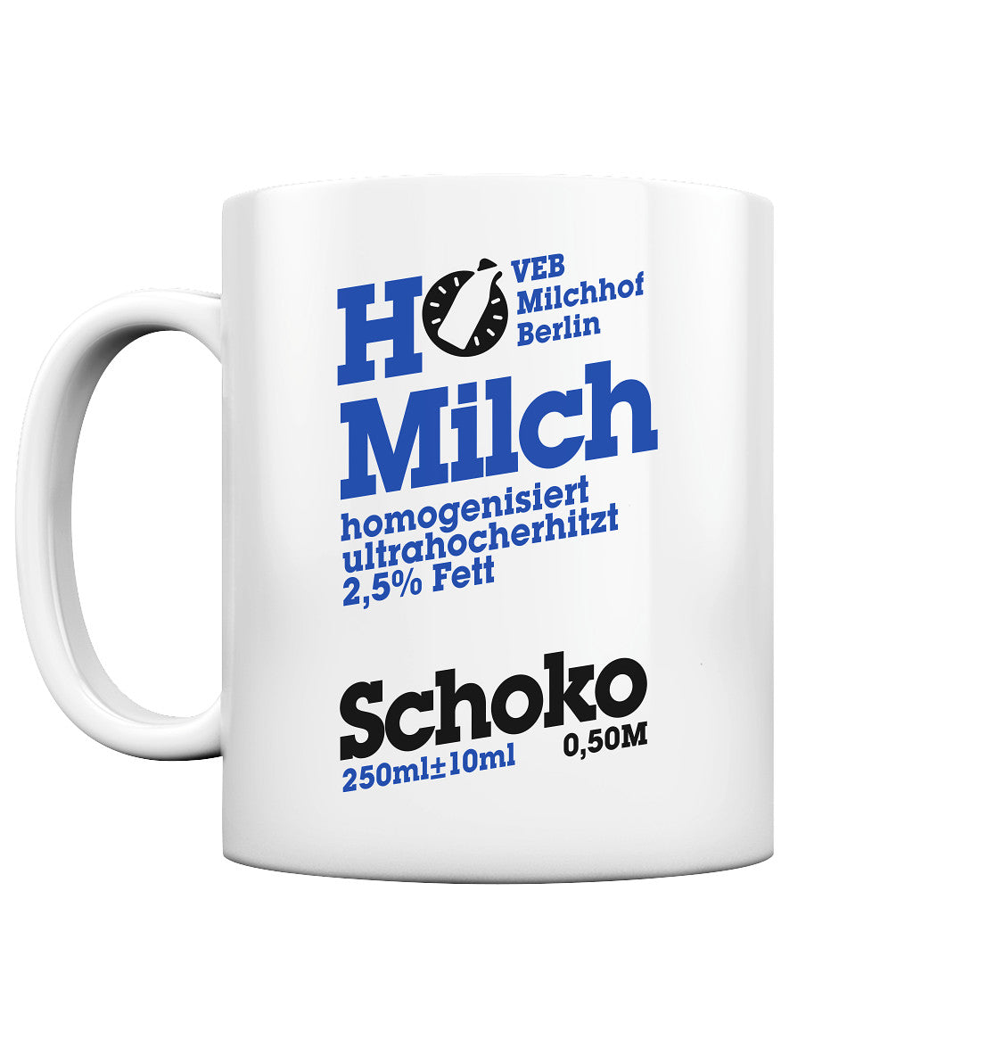 DDR Ostalgie Tasse • VEB MILCHHOF BERLIN