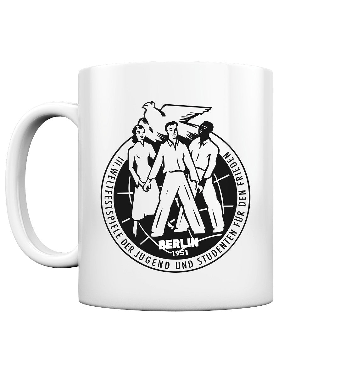 DDR Ostalgie Tasse • 3. WELTFESTSPIELE DER JUGEND 1951