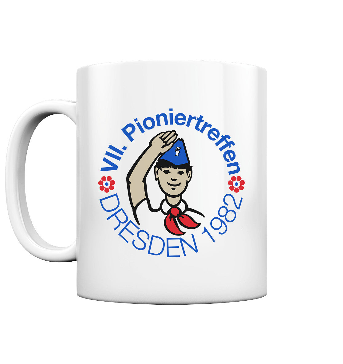 DDR Ostalgie Tasse • 7. PIONIERTREFFEN - DRESDEN 1982