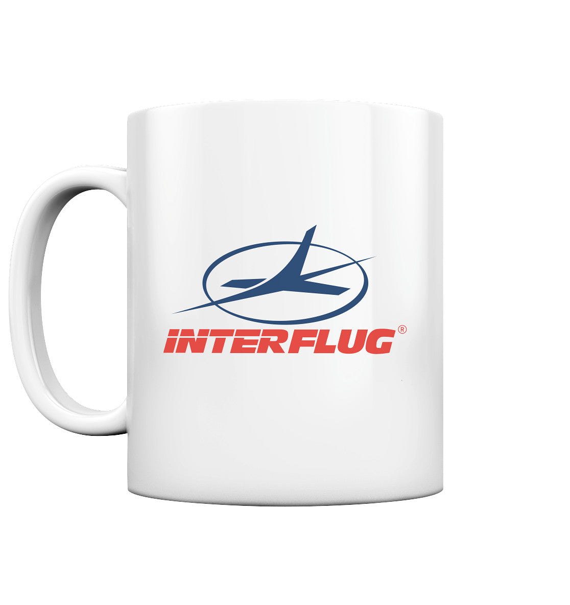 DDR Ostalgie Tasse • DDR INTERFLUG LOGO