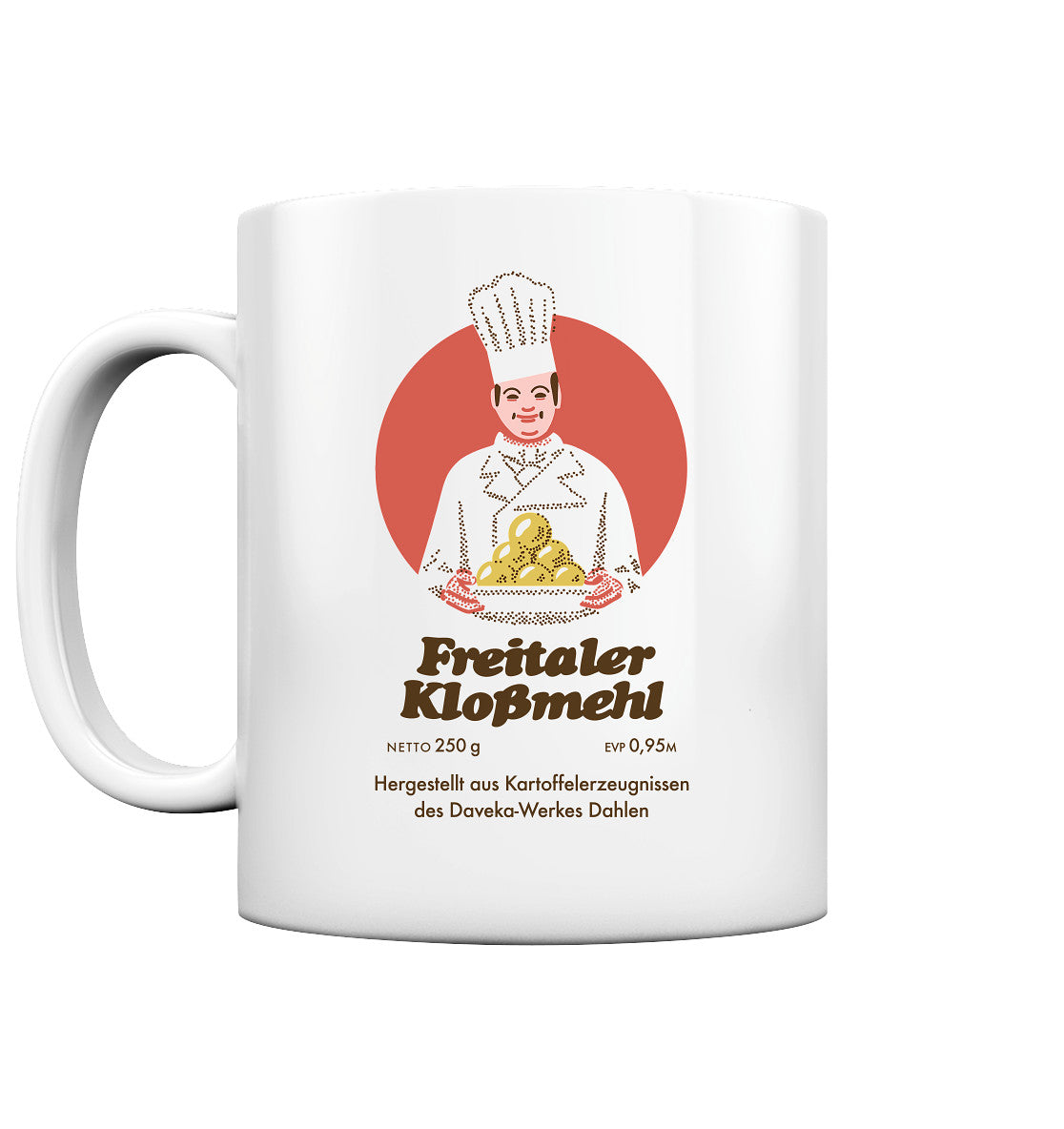 DDR Ostalgie Tasse • FREITALER KLOSSMEHL