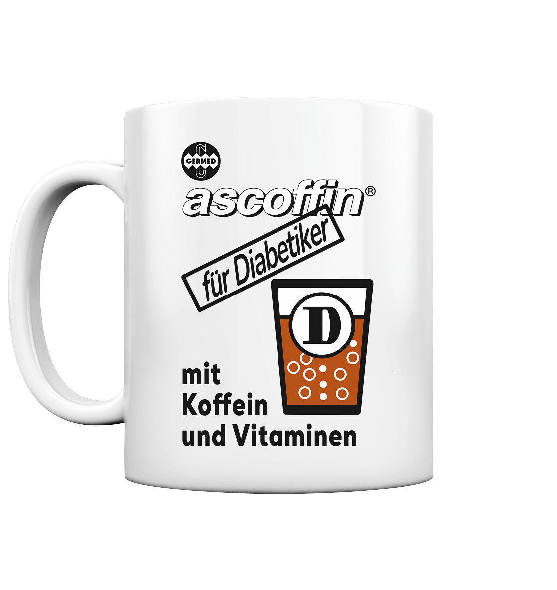 DDR Ostalgie Tasse • GERMED ASCOFFIN DIABETIKER