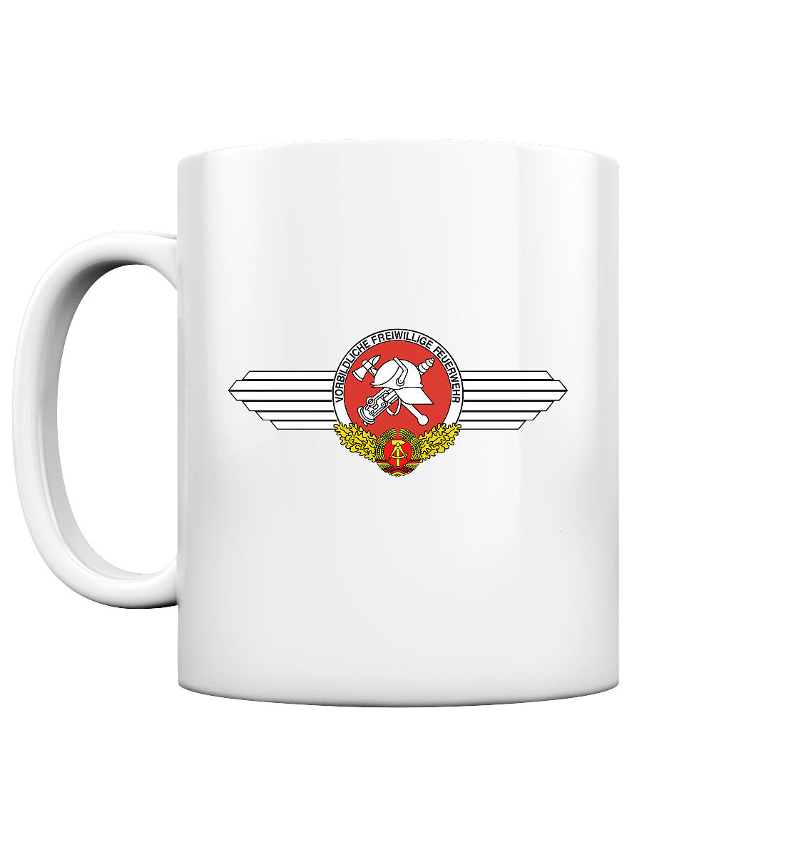 DDR Ostalgie Tasse • VORBILDLICHE FREIWILLIGE FEUERWEHR DER DDR