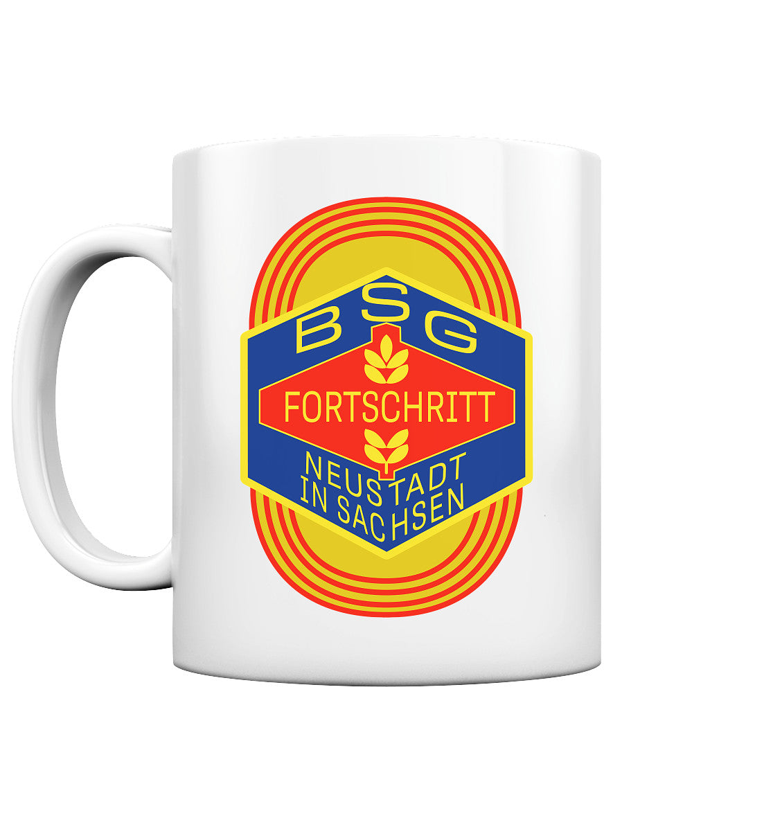 DDR Ostalgie Tasse • BSG FORTSCHRITT NEUSTADT SACHSEN