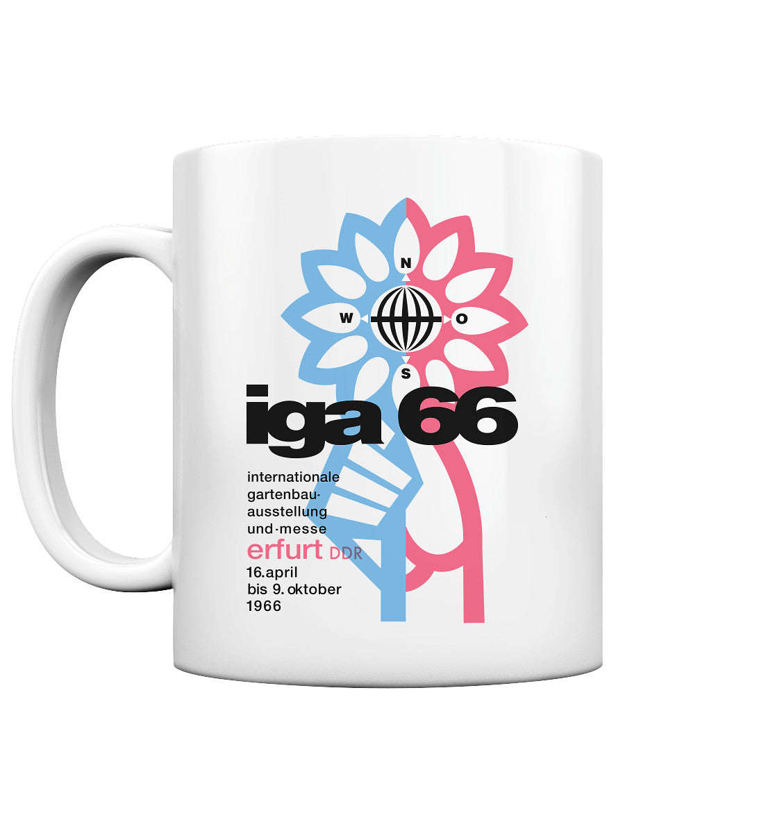 DDR Ostalgie Tasse • IGA ERFURT 1966