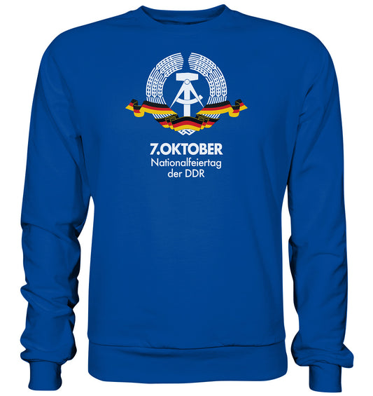 DDR Ostalgie Pullover Unisex • NATIONALFEIERTAG DER DDR - 7. OKTOBER