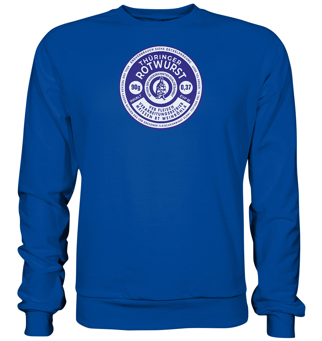 DDR Ostalgie Pullover Unisex • THÜRINGER ROTWURST