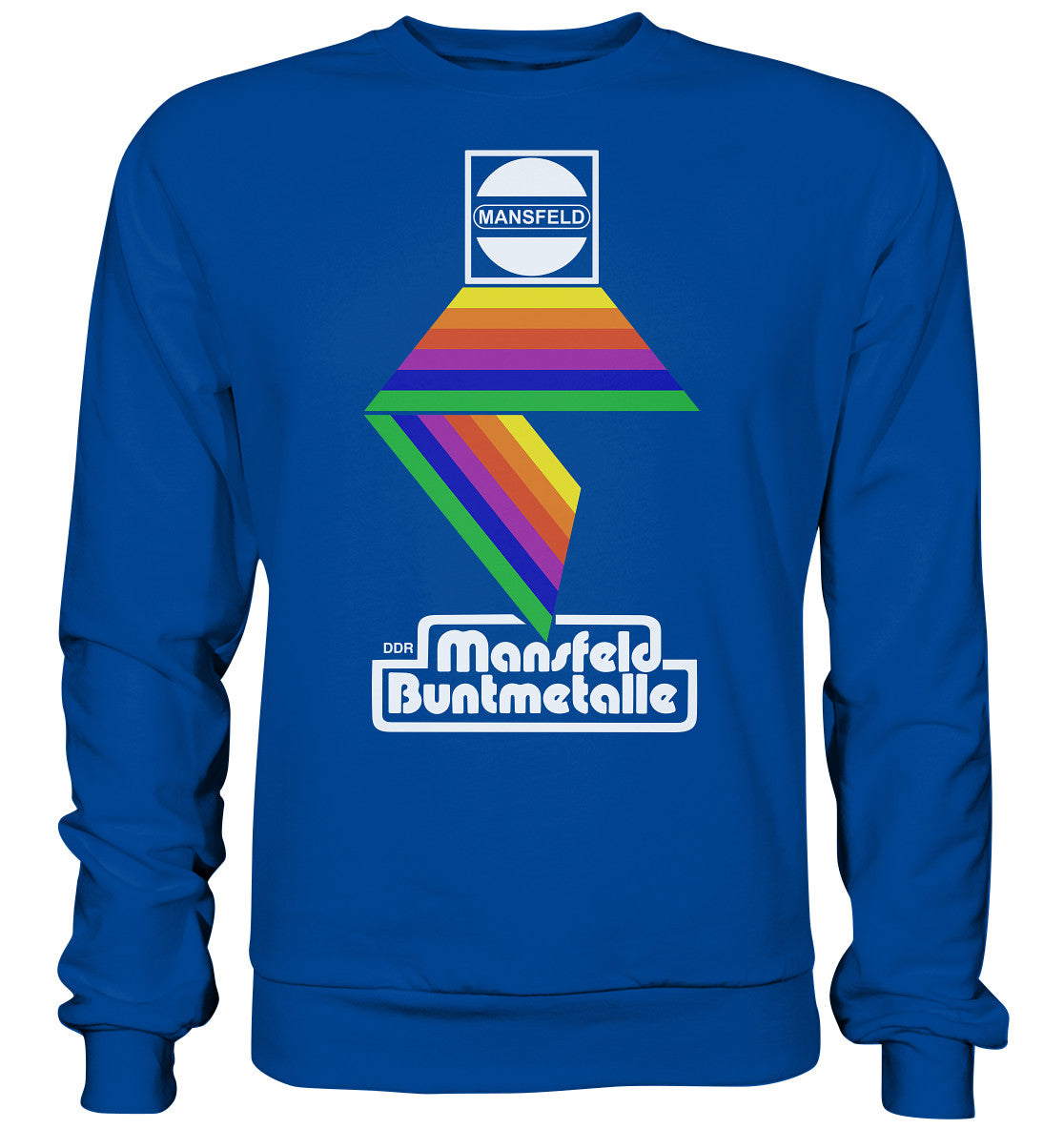 DDR Ostalgie Pullover Unisex • DDR MANSFELD BUNTMETALLE