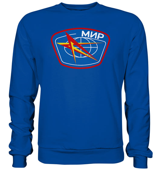 DDR Ostalgie Pullover Unisex •  MIR - KOSMONAUTEN-BADGE