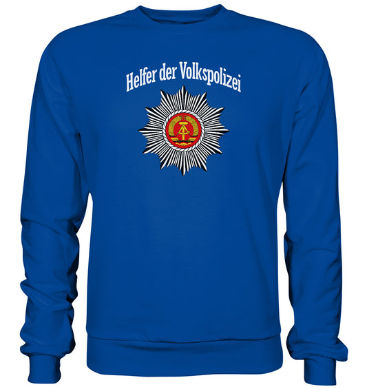 DDR Ostalgie Pullover Unisex • HELFER DER VOLKSPOLIZEI