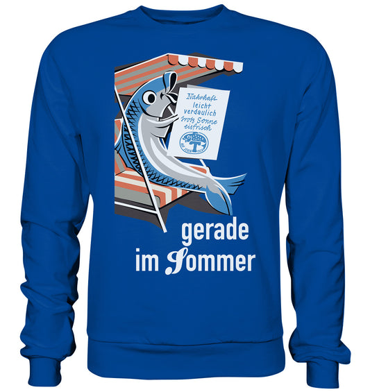 DDR Ostalgie Pullover Unisex • FISCH, FRISCH AUF JEDEN TISCH - GERADE IM SOMMER