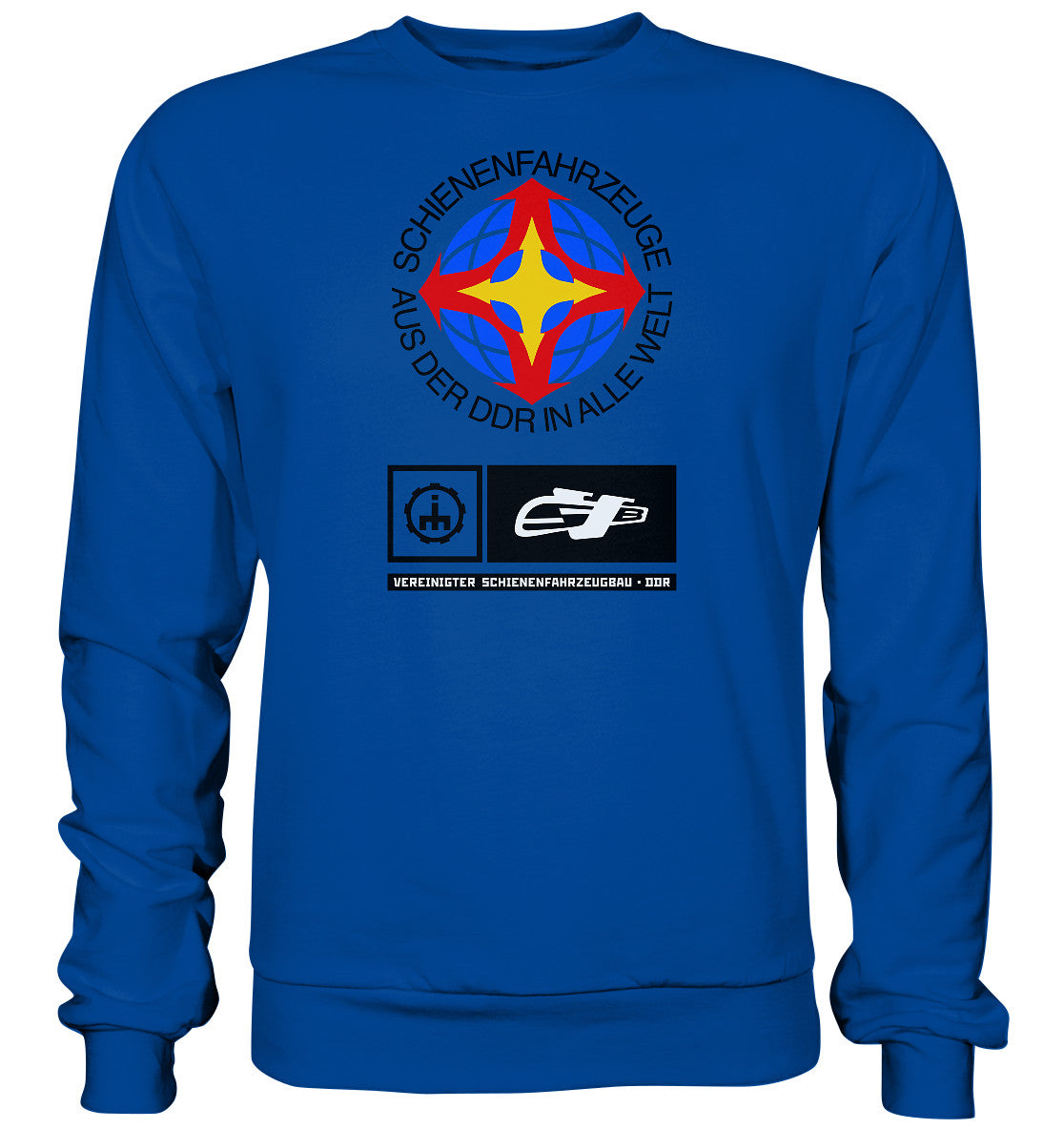 DDR Ostalgie Pullover Unisex • VEREINIGTER SCHIENENFAHRZEUGBAU DDR