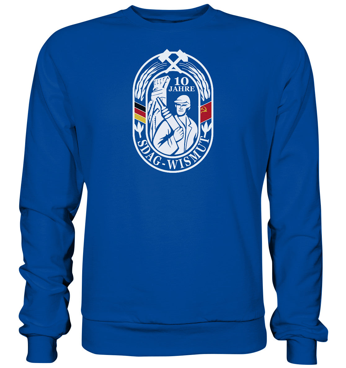 DDR Ostalgie Pullover Unisex • 10 JAHRE SDAG WISMUT