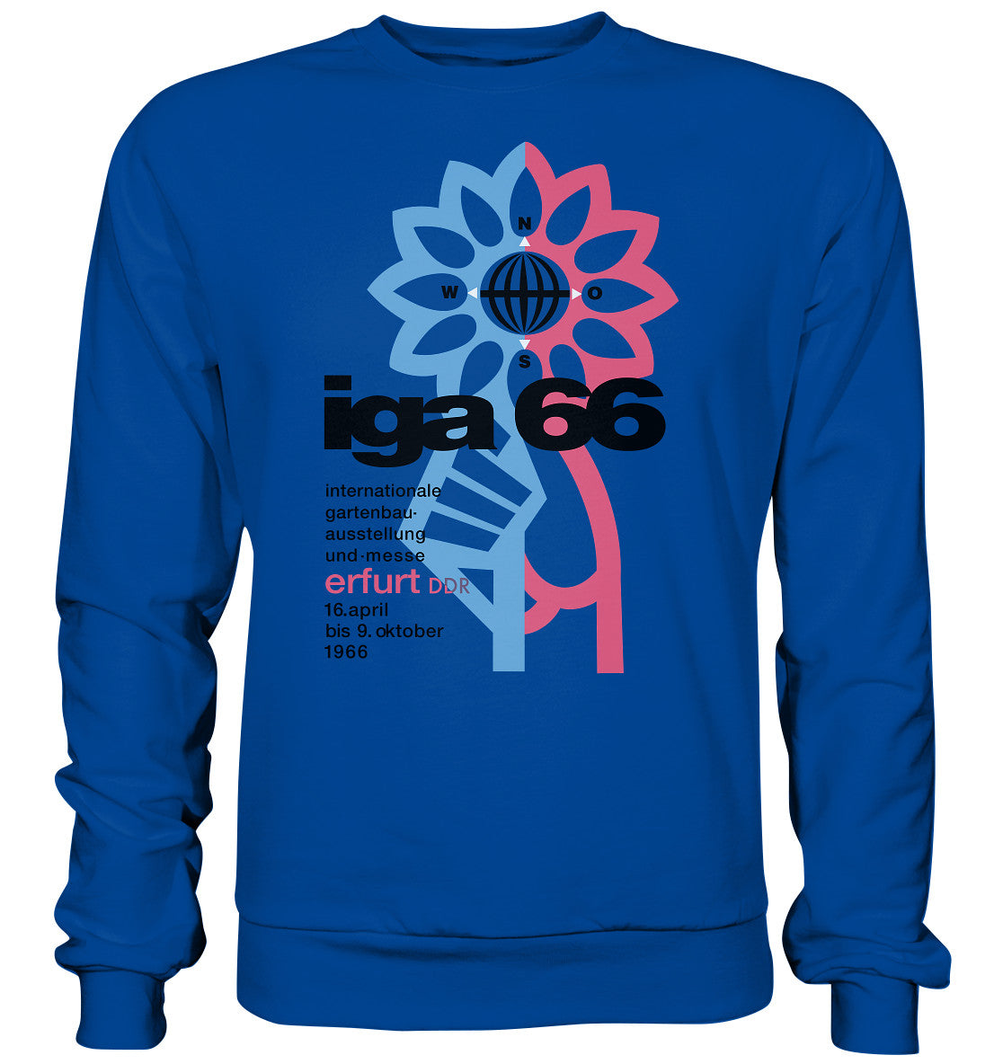 DDR Ostalgie Pullover Unisex • IGA ERFURT 1966