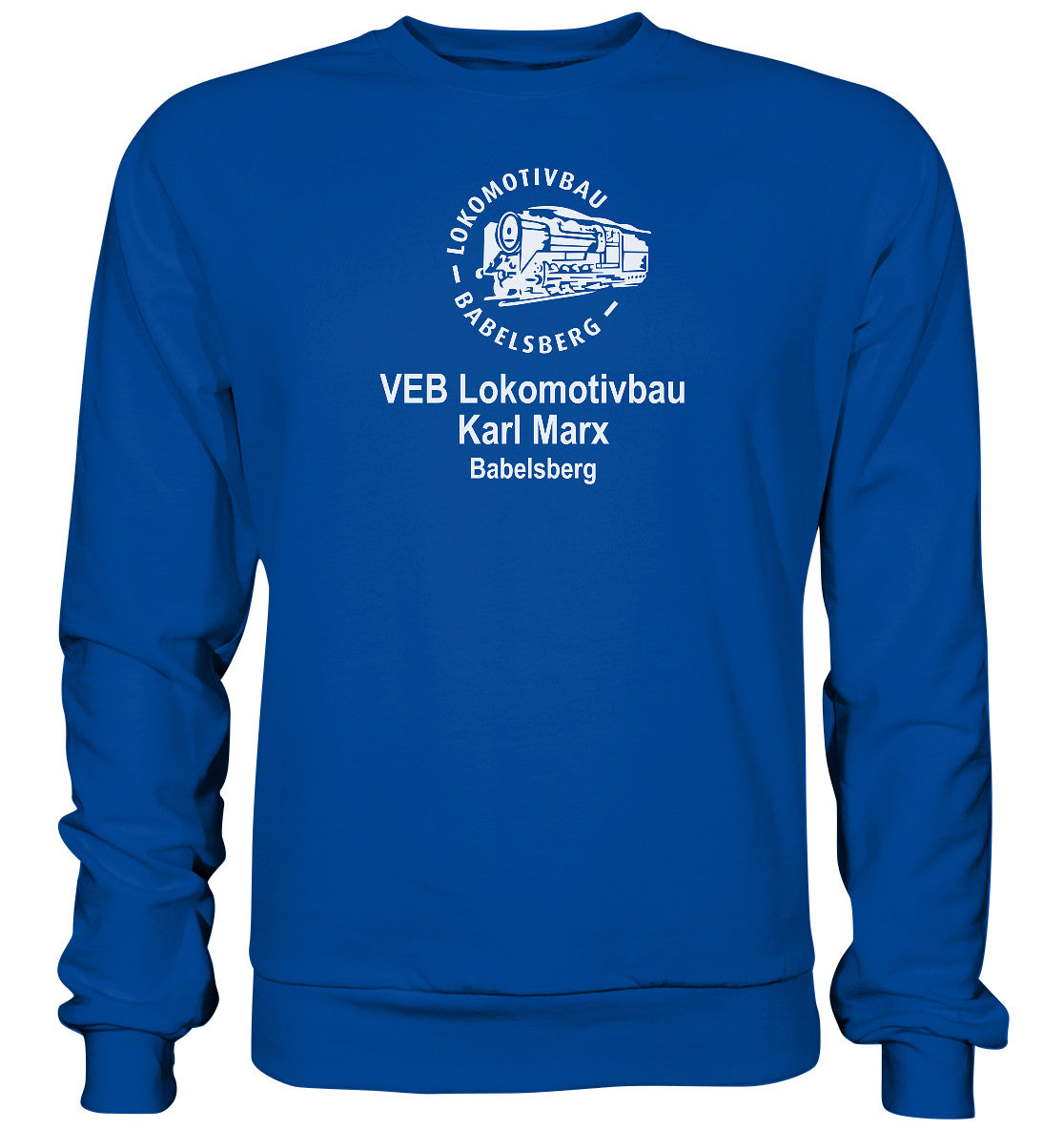 DDR Ostalgie Pullover Unisex • VEB LOKOMOTIVBAU BABELSBERG