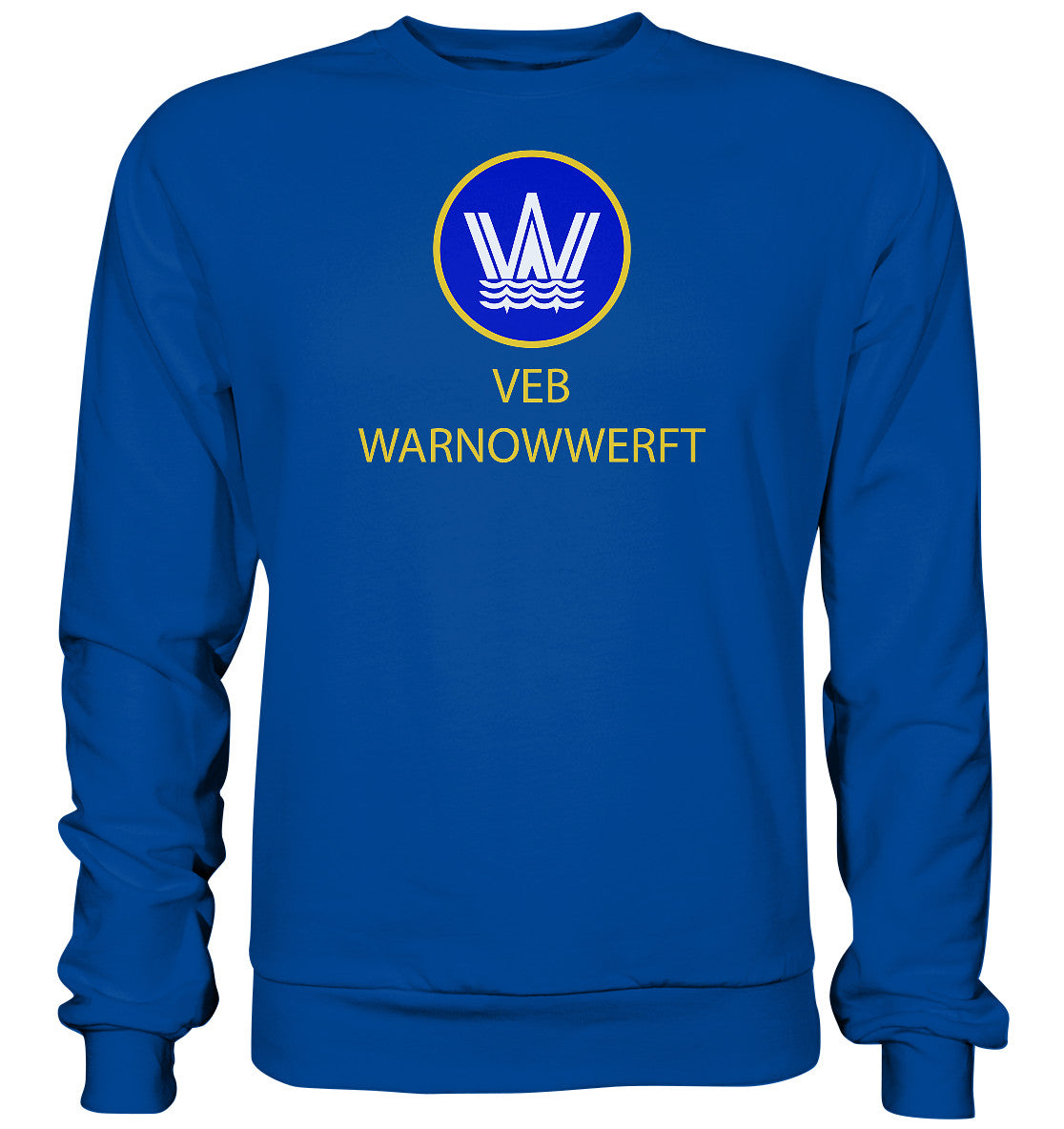 DDR Ostalgie Pullover Unisex • VEB WARNOWWERFT WARNEMÜNDE