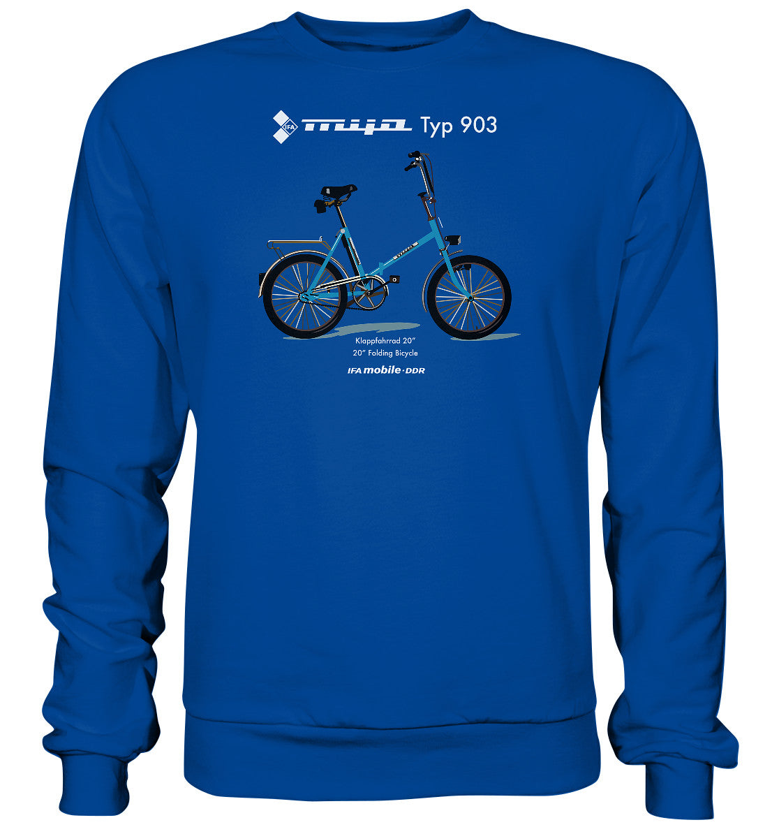 DDR Ostalgie Pullover Unisex • MIFA KLAPPRAD TYP 903 - ORIGINAL WERBUNG