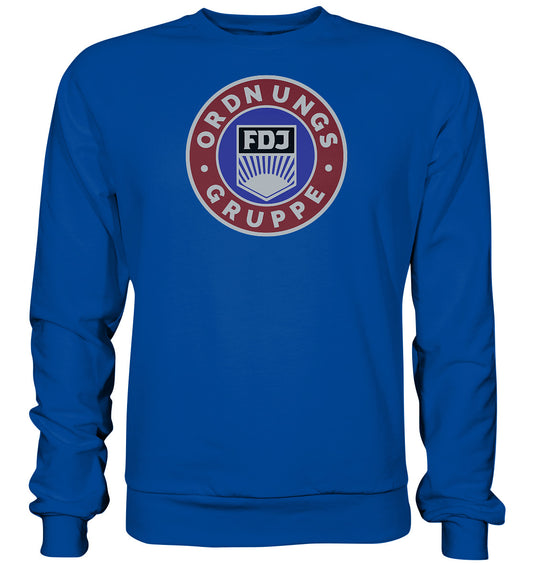 DDR Ostalgie Pullover Unisex • FDJ ORDNUNGSGRUPPE