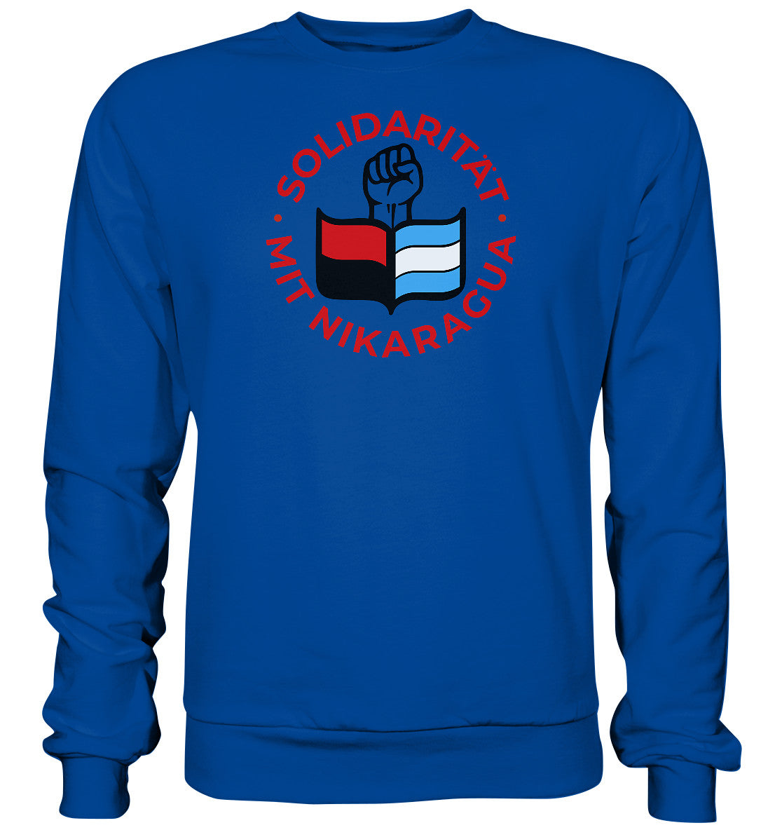 DDR Ostalgie Pullover Unisex • SOLIDARITÄT MIT NIKARAGUA
