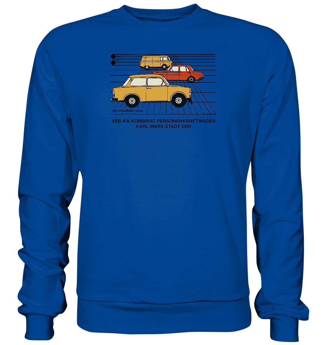 DDR Ostalgie Pullover Unisex • IFA MOBILE DDR - ORIGINALWERBUNG