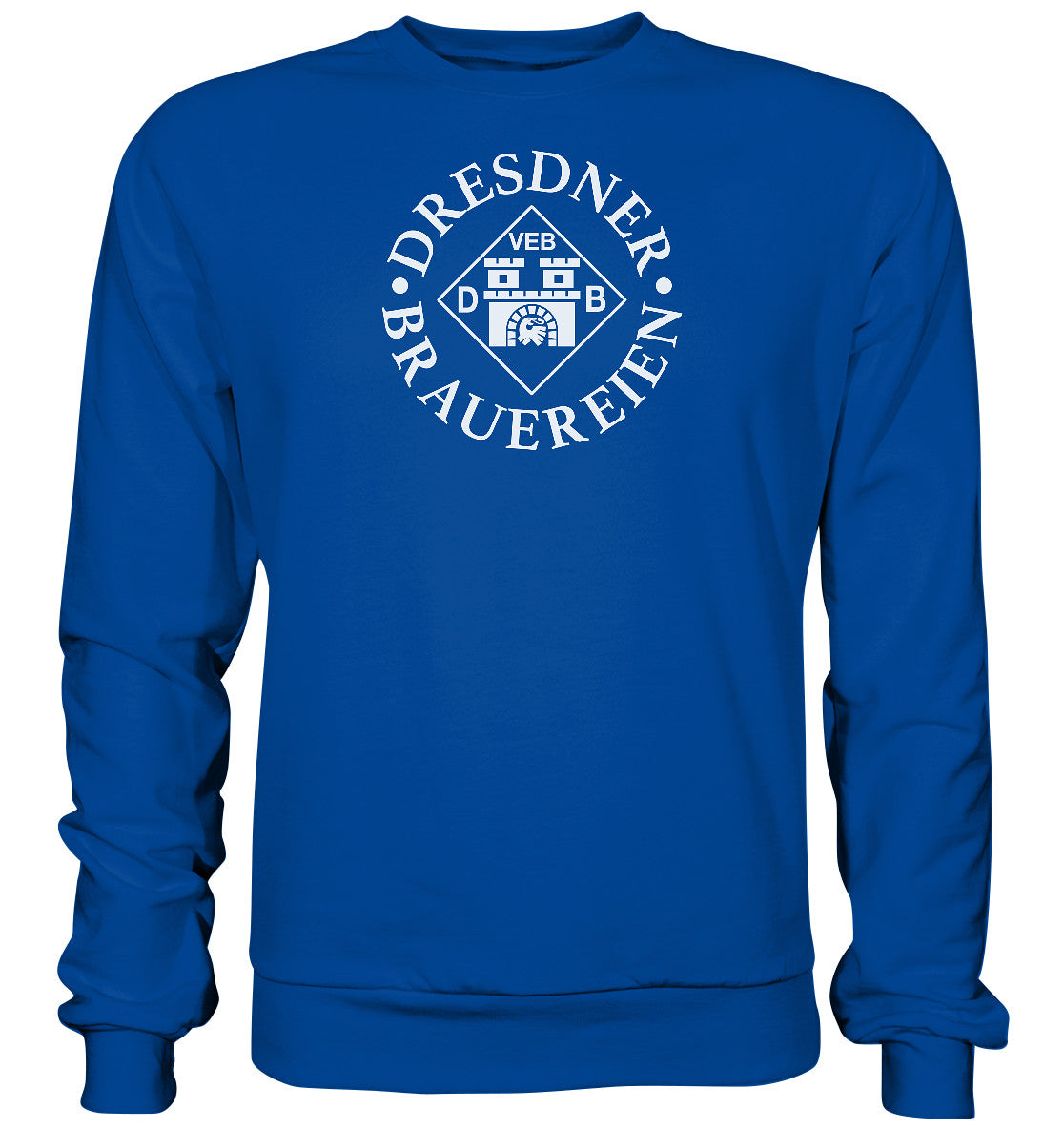DDR Ostalgie Pullover Unisex • VEB DRESDNER BRAUEREIEN