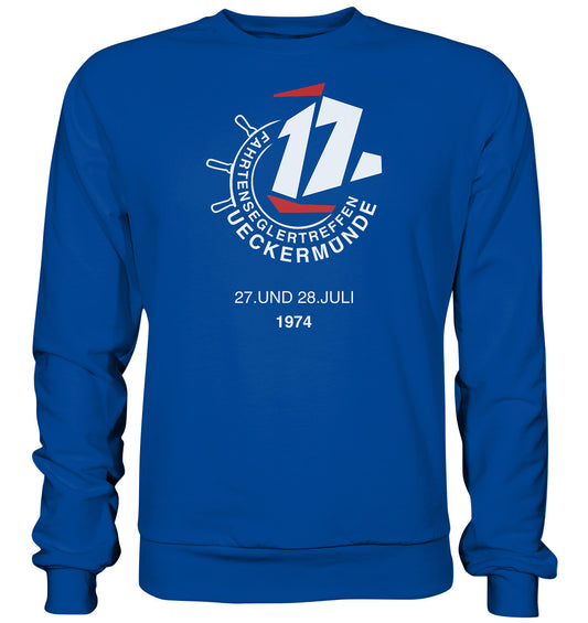 DDR Ostalgie Pullover Unisex • FAHRTENSEGLERTREFFEN UCKERMÜNDE 1974 - dunkel