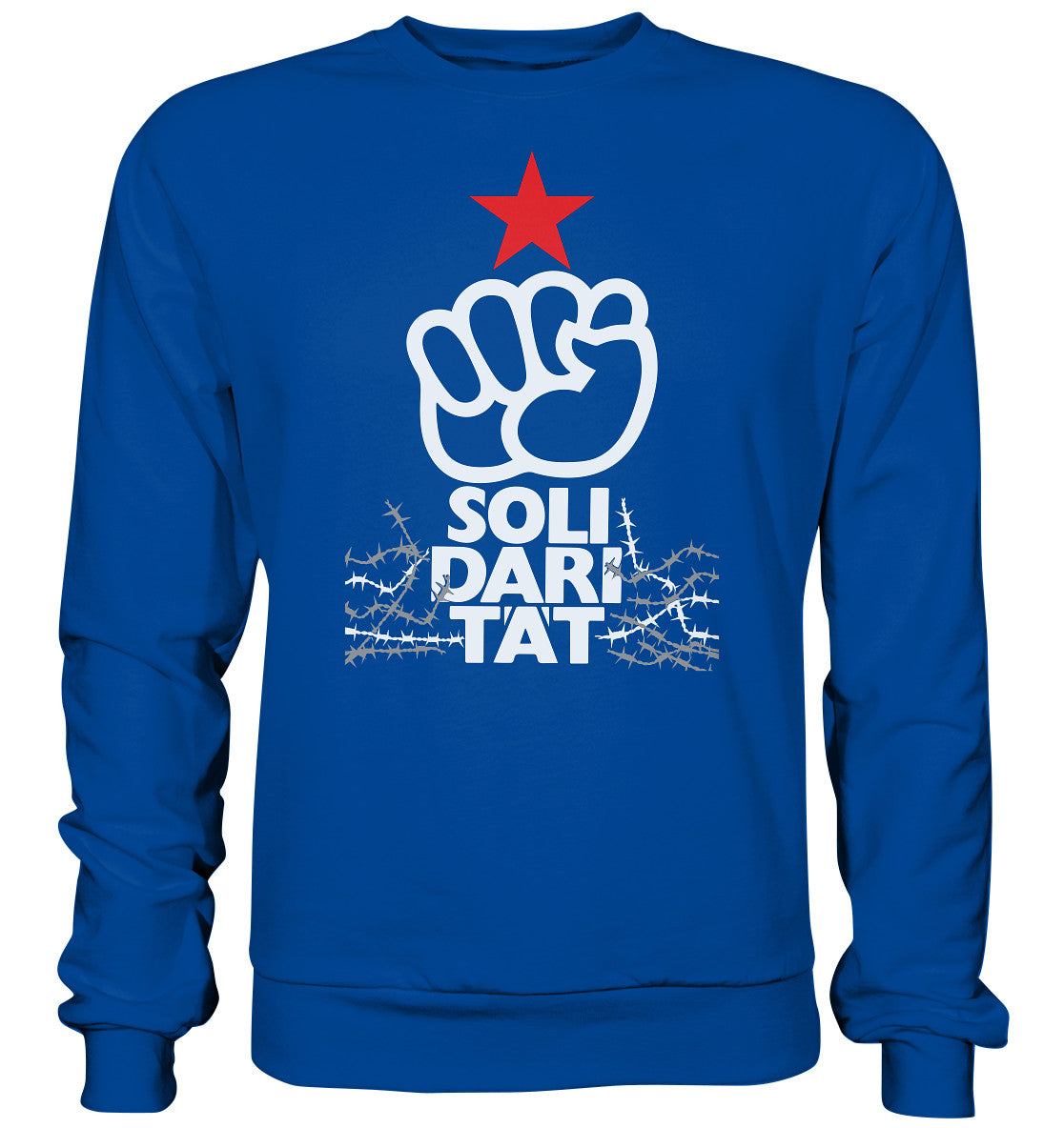 DDR Ostalgie Pullover Unisex • INTERNATIONALE SOLIDARITÄT