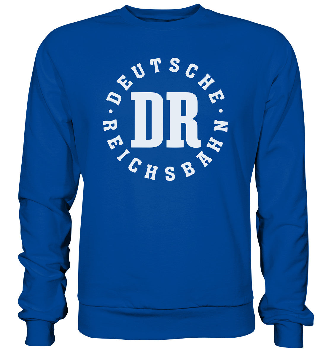 DDR Ostalgie Pullover Unisex •  DR - DEUTSCHE REICHSBAHN - dunkel
