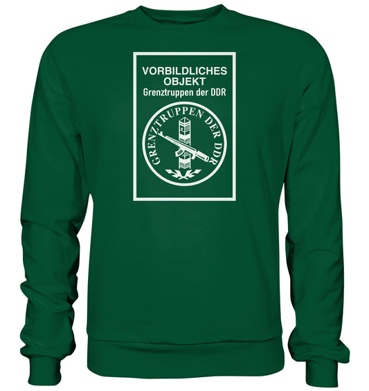 DDR Ostalgie Pullover Unisex • VORBILDLICHES OBJEKT - GRENZTRUPPEN DER DDR