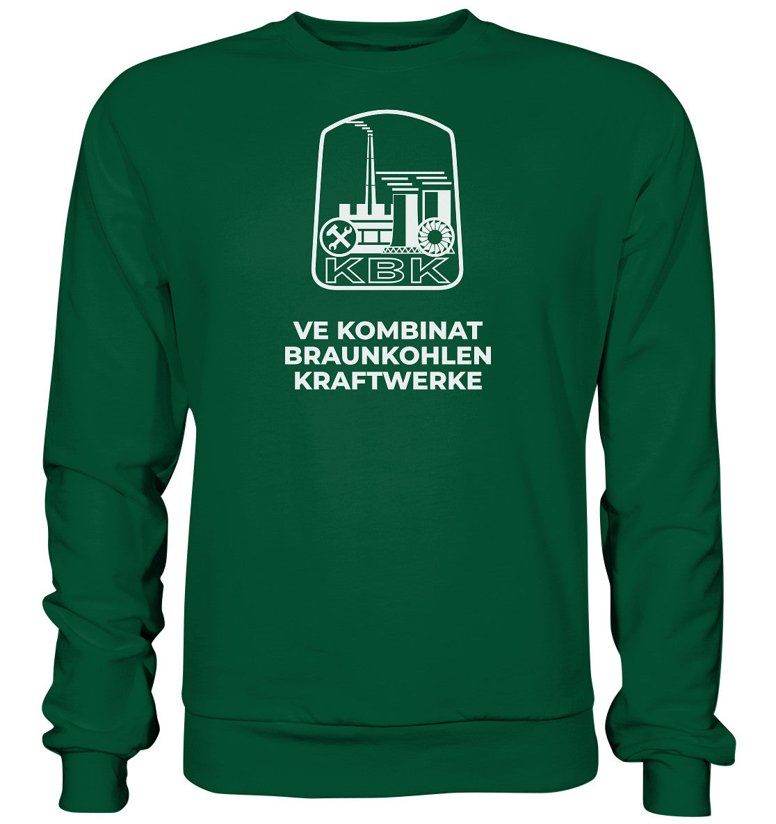DDR Ostalgie Pullover Unisex • VE KOMBINAT BRAUNKOHLENKRAFTWERKE JÄNSCHWALDE