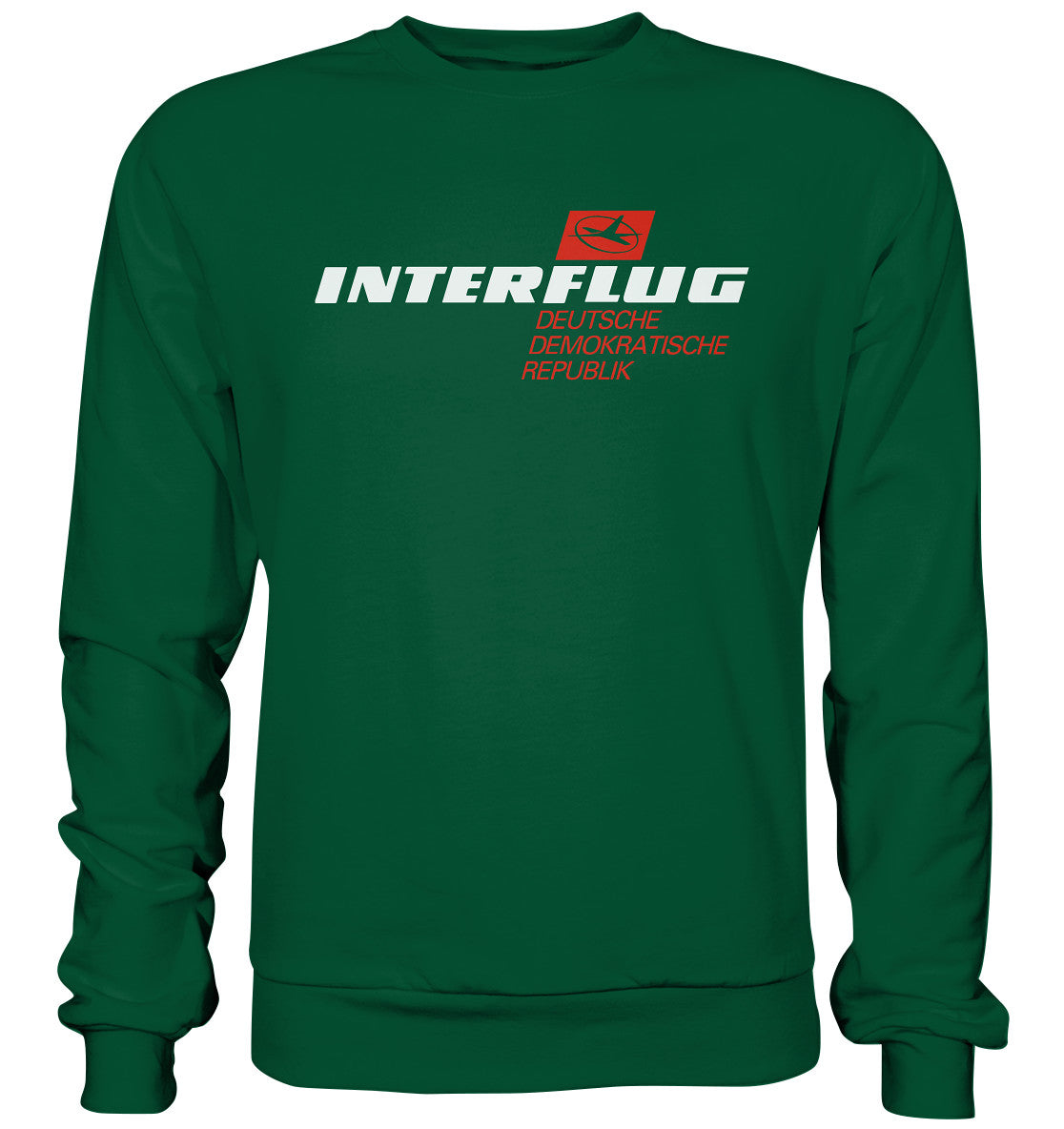 DDR Ostalgie Pullover Unisex • INTERFLUG - dunkel