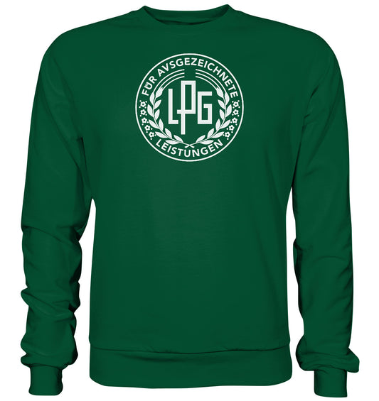 DDR Ostalgie Pullover Unisex • LPG - ORDEN FÜR AUSGEZEICHNETE LEISTUNGEN - dunkel