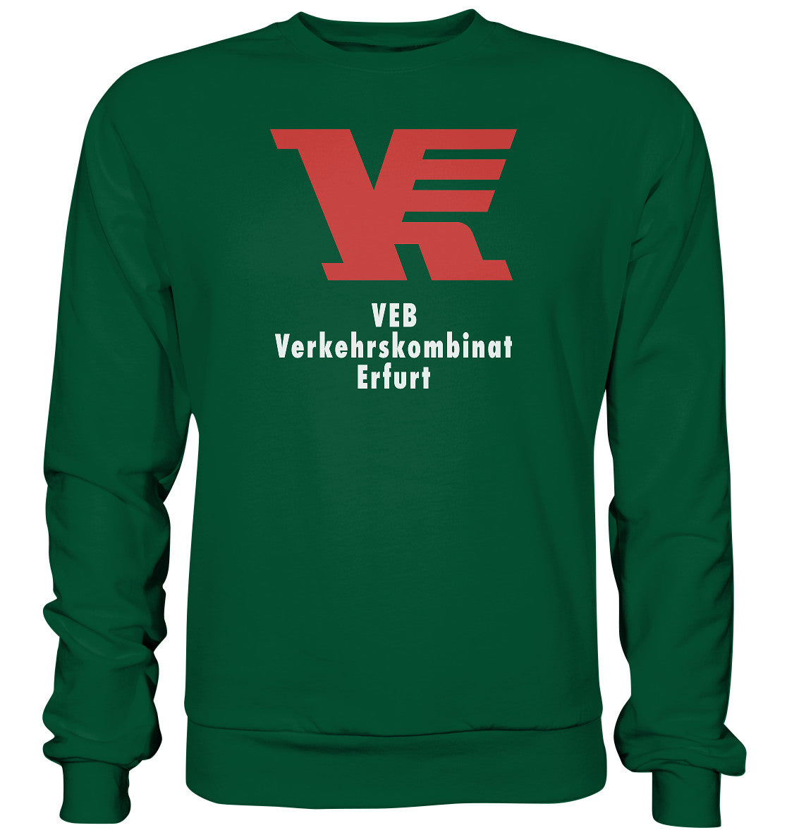 DDR Ostalgie Pullover Unisex • VEB VERKEHRSKOMBINAT ERFURT