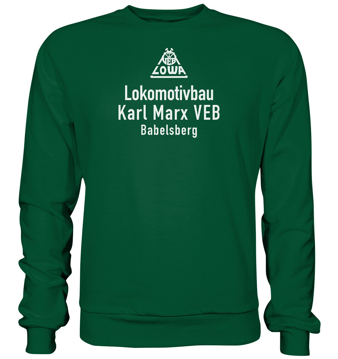 DDR Ostalgie Pullover Unisex • VEB LOWA BABELSBERG