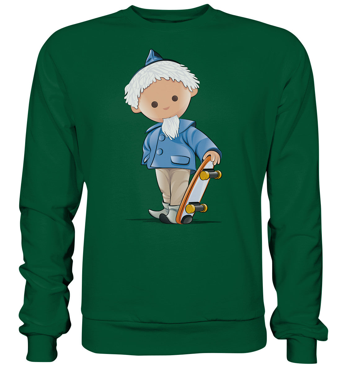 DDR Ostalgie Pullover Unisex • UNSER SANDMÄNNCHEN - ROLLBRETT-SKATER