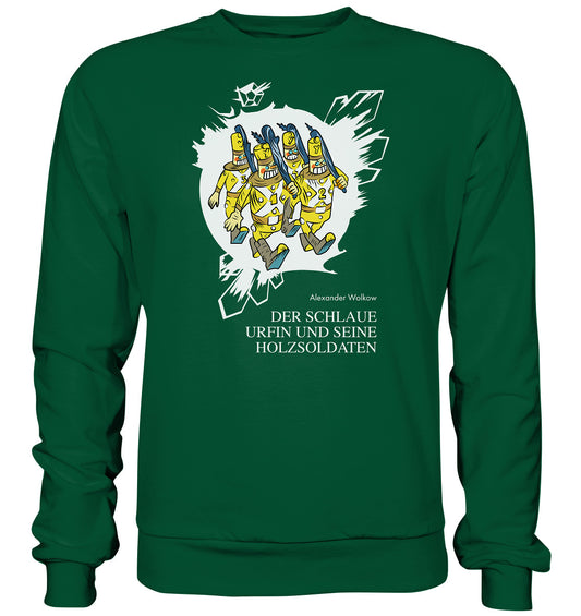 DDR Ostalgie Pullover Unisex • WOLKOW - DER SCHLAUE URFIN UND SEINE HOLZSOLDATEN