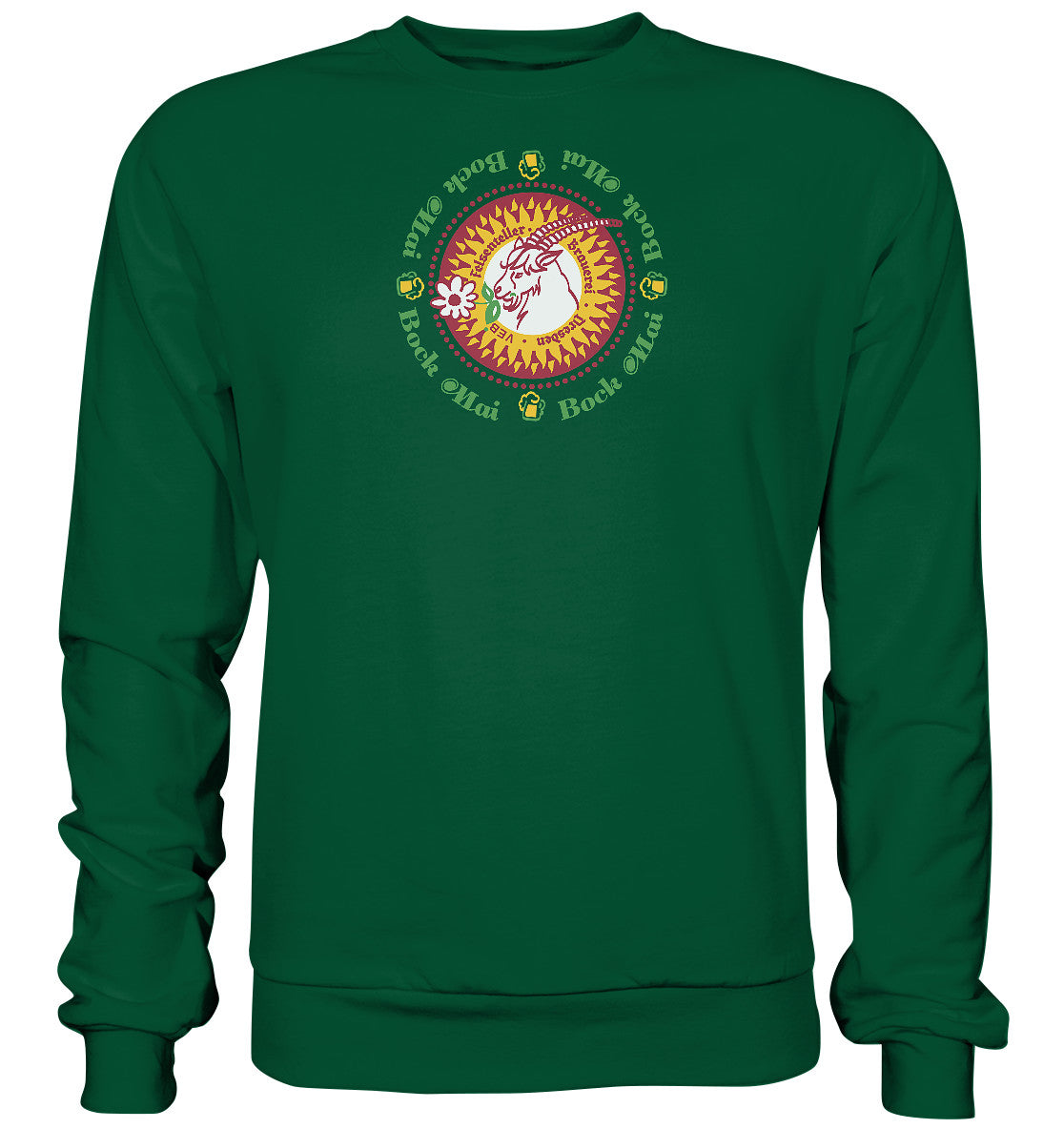 DDR Ostalgie Pullover Unisex • VEB FELSENKELLER BRAUEREI DRESDEN MAI BOCK