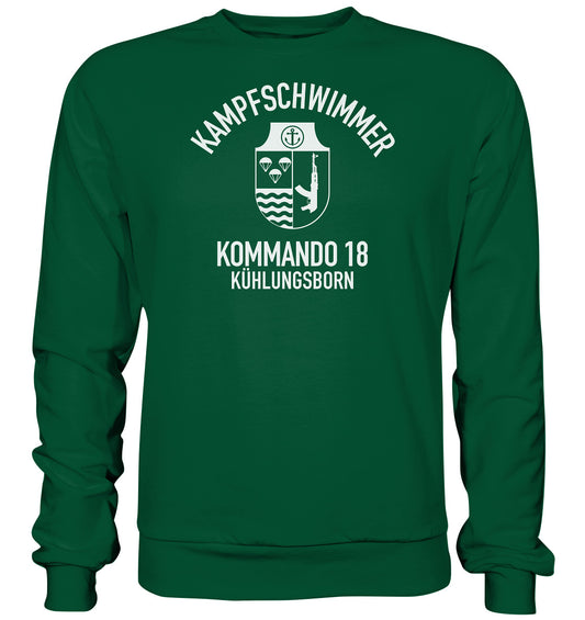 DDR Ostalgie Pullover Unisex • DDR KAMPFSCHWIMMER KÜHLUNGSBORN - dunkel