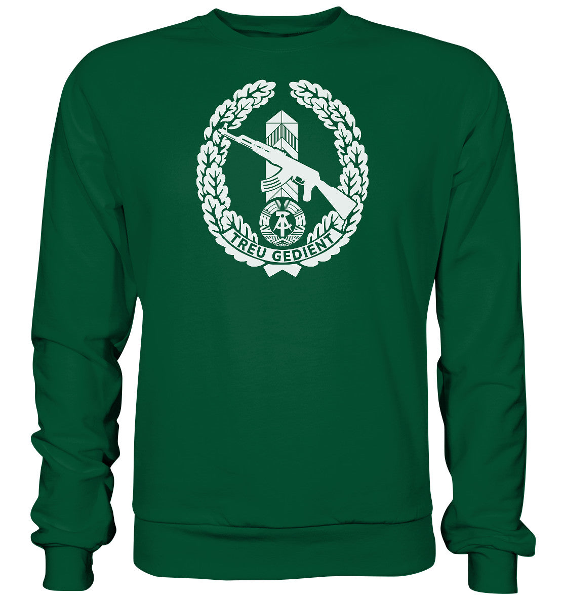DDR Ostalgie Pullover Unisex • NVA-ORDEN - TREU GEDIENT - GRENZTRUPPEN