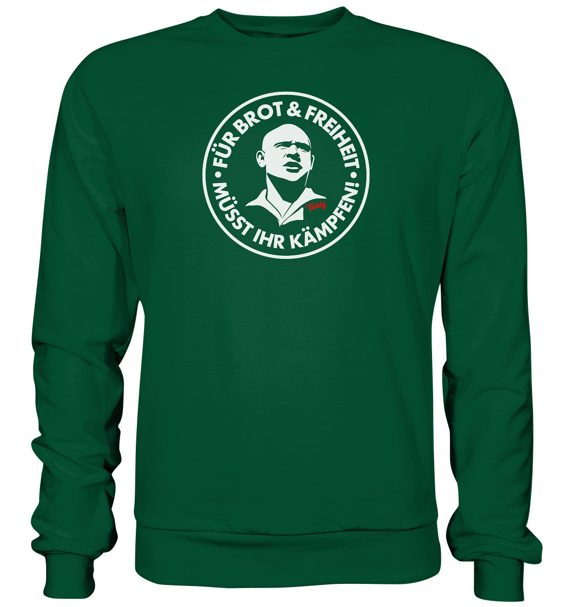 PULLOVER UNISEX • TEDDY THÄLMANN - BROT UND FREIHEIT
