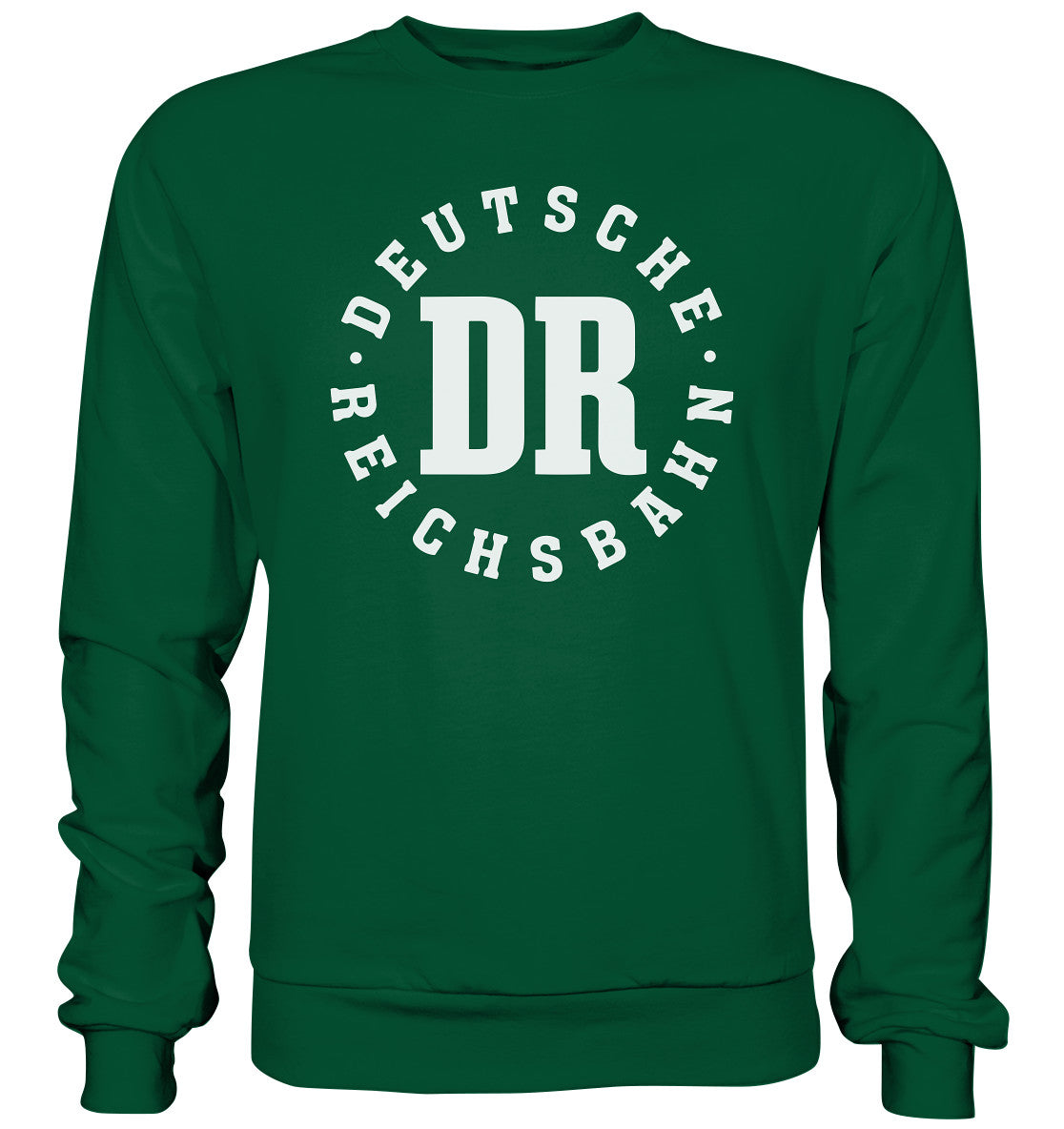 DDR Ostalgie Pullover Unisex • DR - DEUTSCHE REICHSBAHN - dunkel
