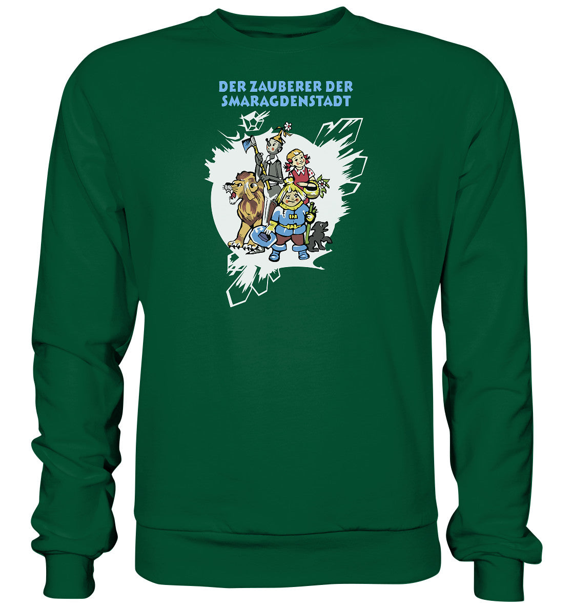 DDR Ostalgie Pullover Unisex • WOLKOW - DER ZAUBERER DER SMARAGDENSTADT