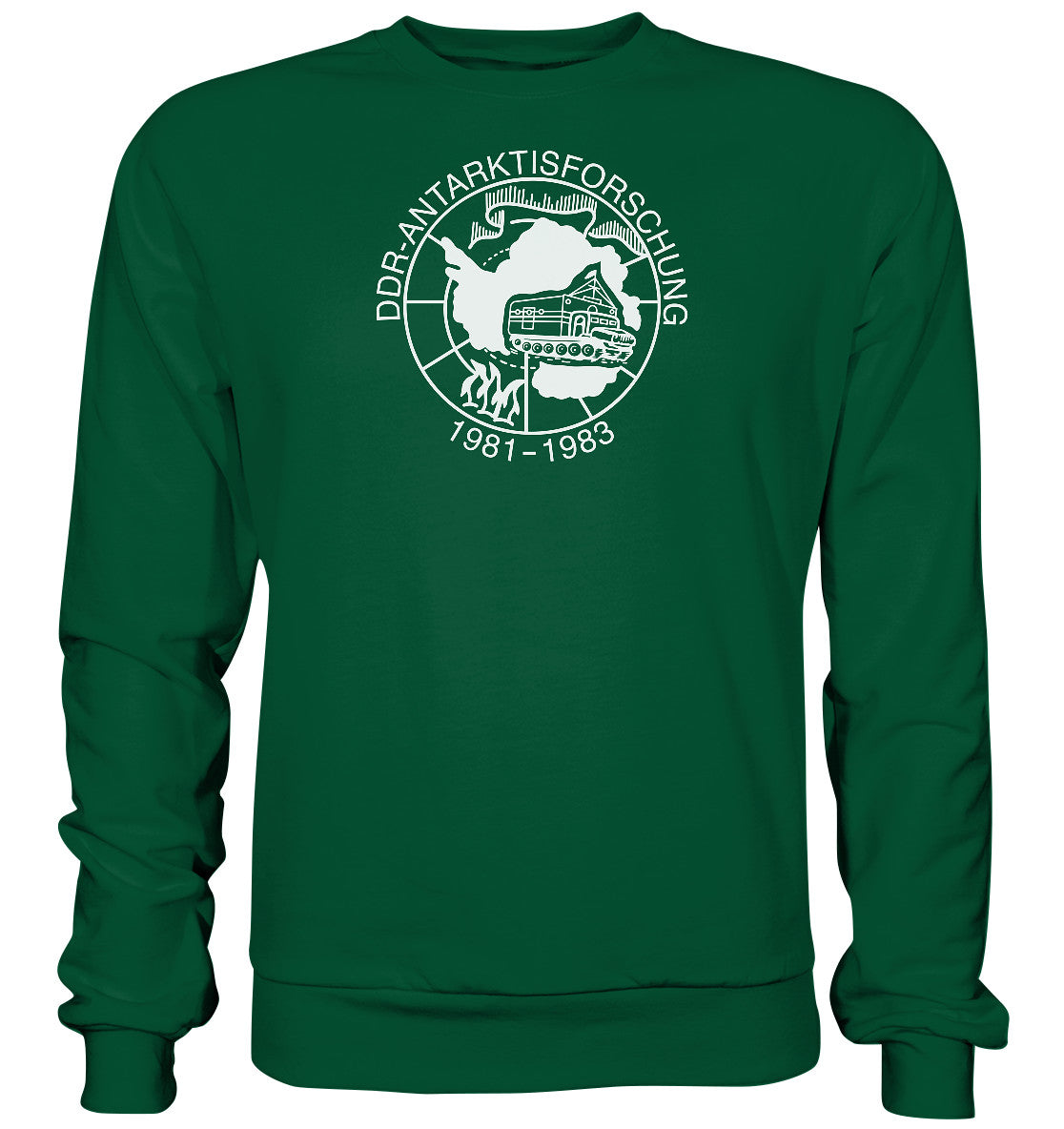 DDR Ostalgie Pullover Unisex • ANTARKTISFORSCHUNG DER DDR - 1981-1983