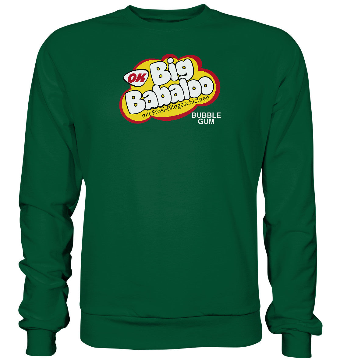 DDR Ostalgie Pullover Unisex • BIG BABALOO - FRÖSI-KAUGUMMI