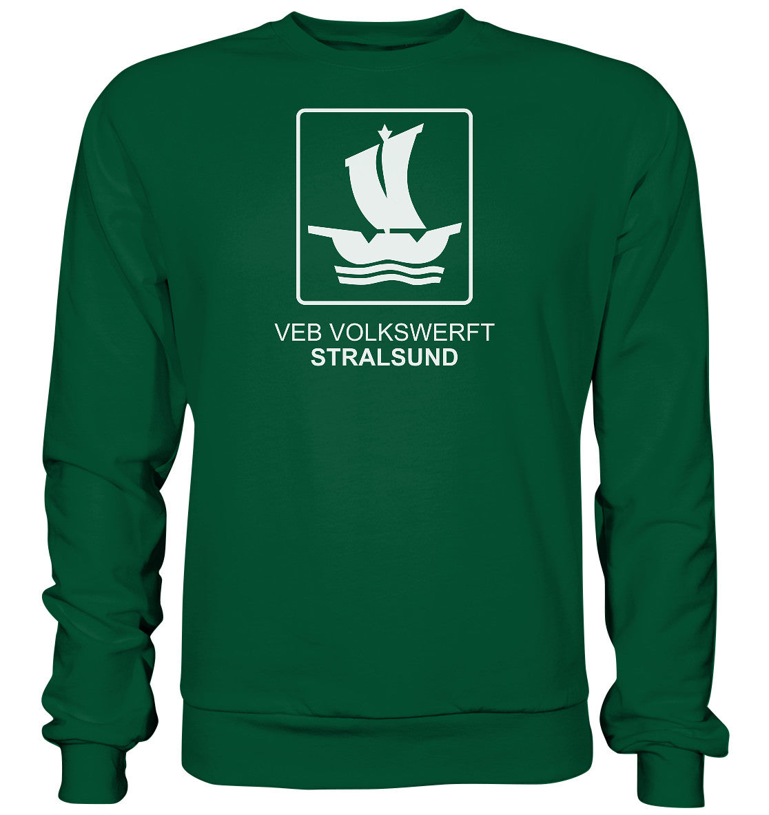 DDR Ostalgie Pullover Unisex • VEB VOLKSWERFT STRALSUND